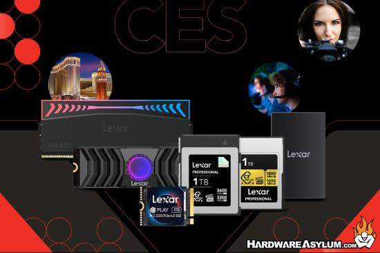 Lexar to Showcase Professional Photo and Gaming Product Lineups at CES 2024