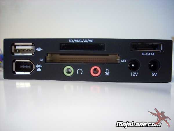 Silverstone FP35 Bay Card Reader Review - Layout and Features | Ninjalane